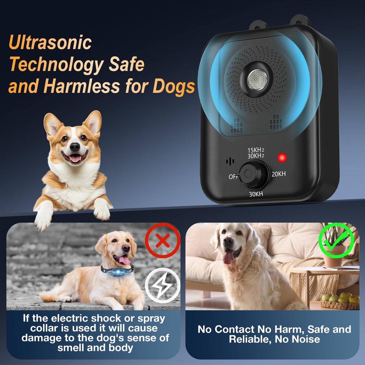 Anti Barking Devices (Black / 1pack)