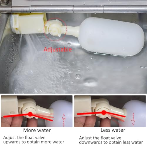 Automatic Water Dispenser Dog Water Bowl 304 Stainless Large Pet Waterer (Stainless Steel / Large)