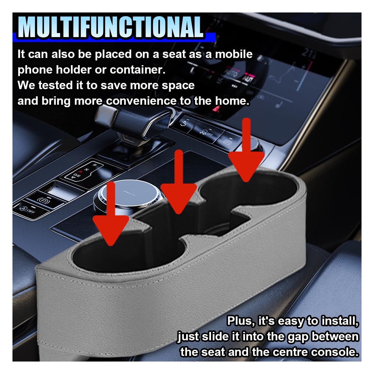 Car Cup Holder (Grey)