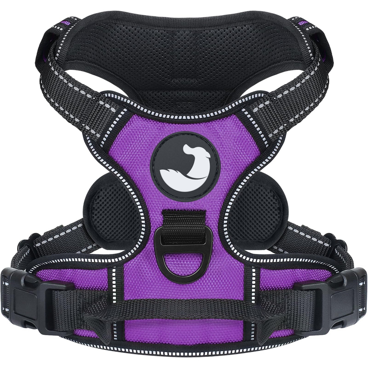 No Pull Dog Harness for Extra Large Dogs (X-Large / Purple)