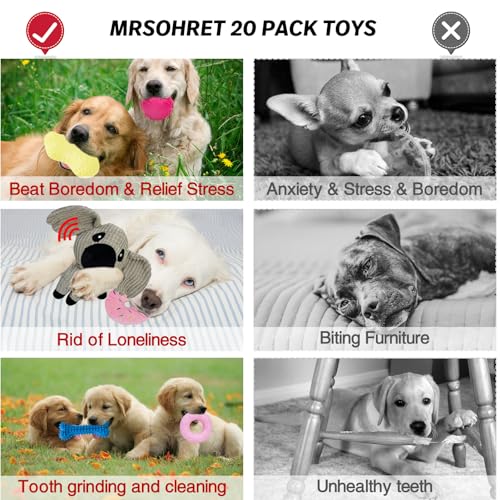 20Pcs Puppy Chew Toys for Teething (Koala)
