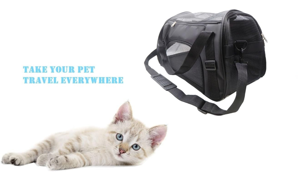 Cat Carrier Soft (Medium-Black)