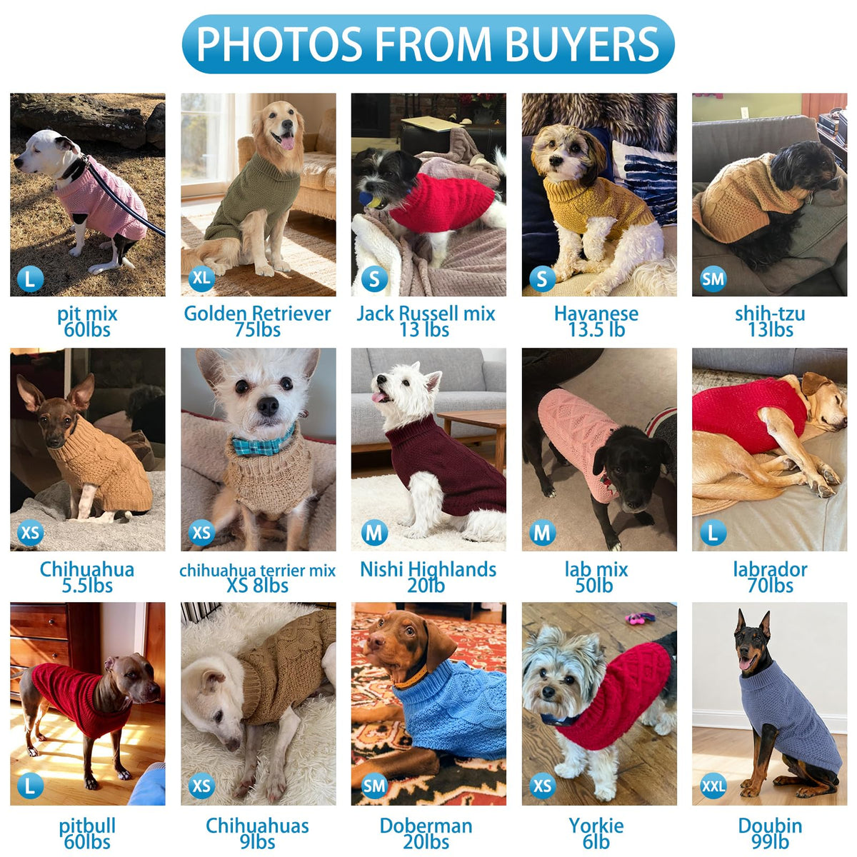 Turtleneck Dog Sweater (XX-Large / Navy Blue)
