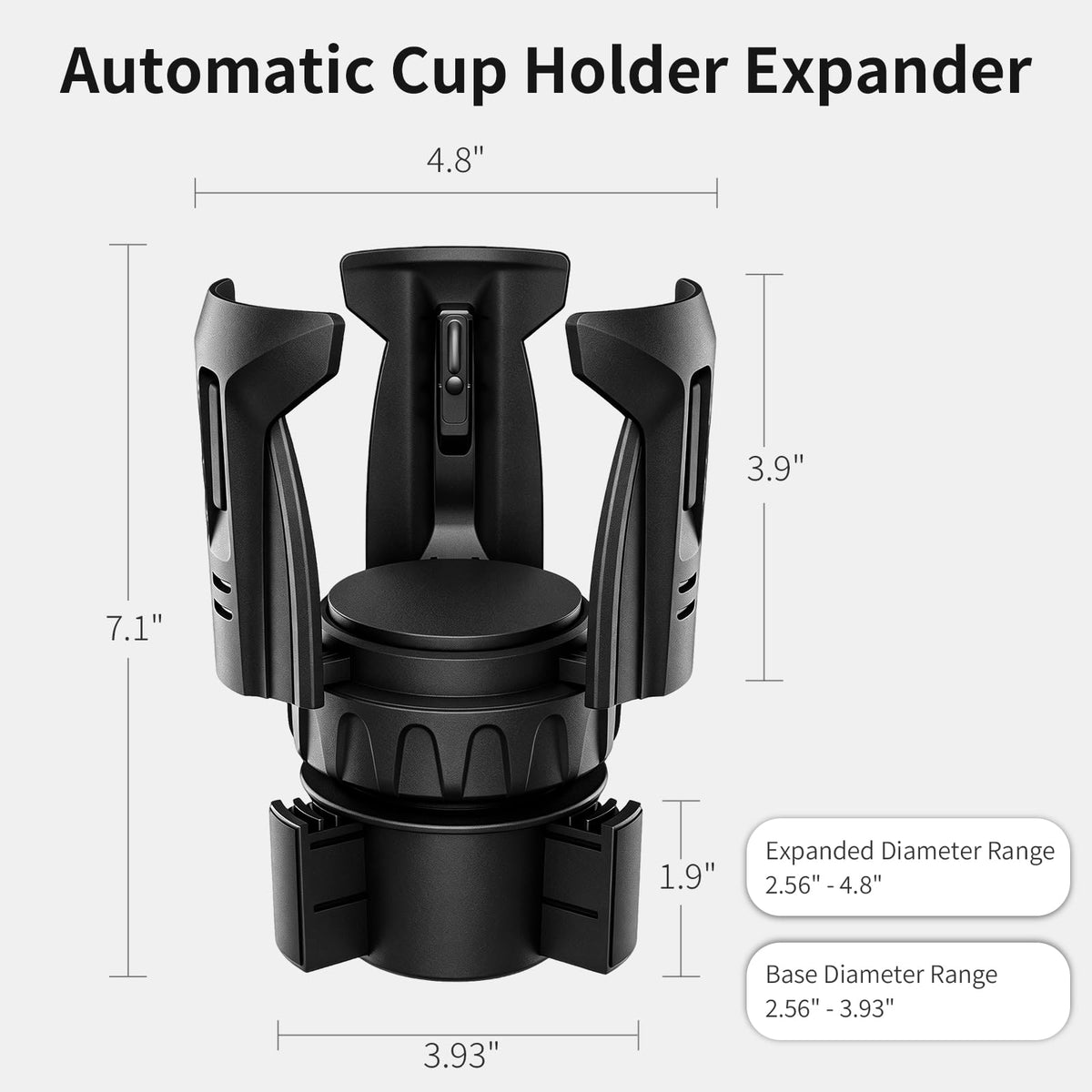 Automatic Car Cup Holder Expander (2 Pack)
