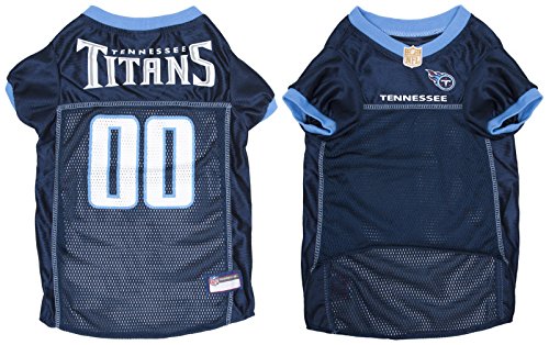 NFL AFC South Mesh Jersey for Dogs (Large / Tennessee Titans)