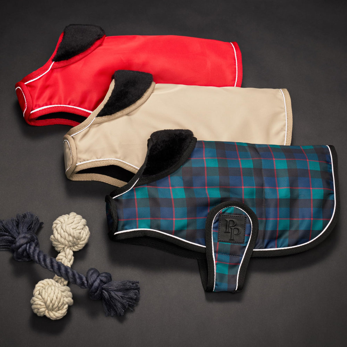 Breeze II Dog Raincoat (Black Watch Plaid / Small (10-25 lbs))