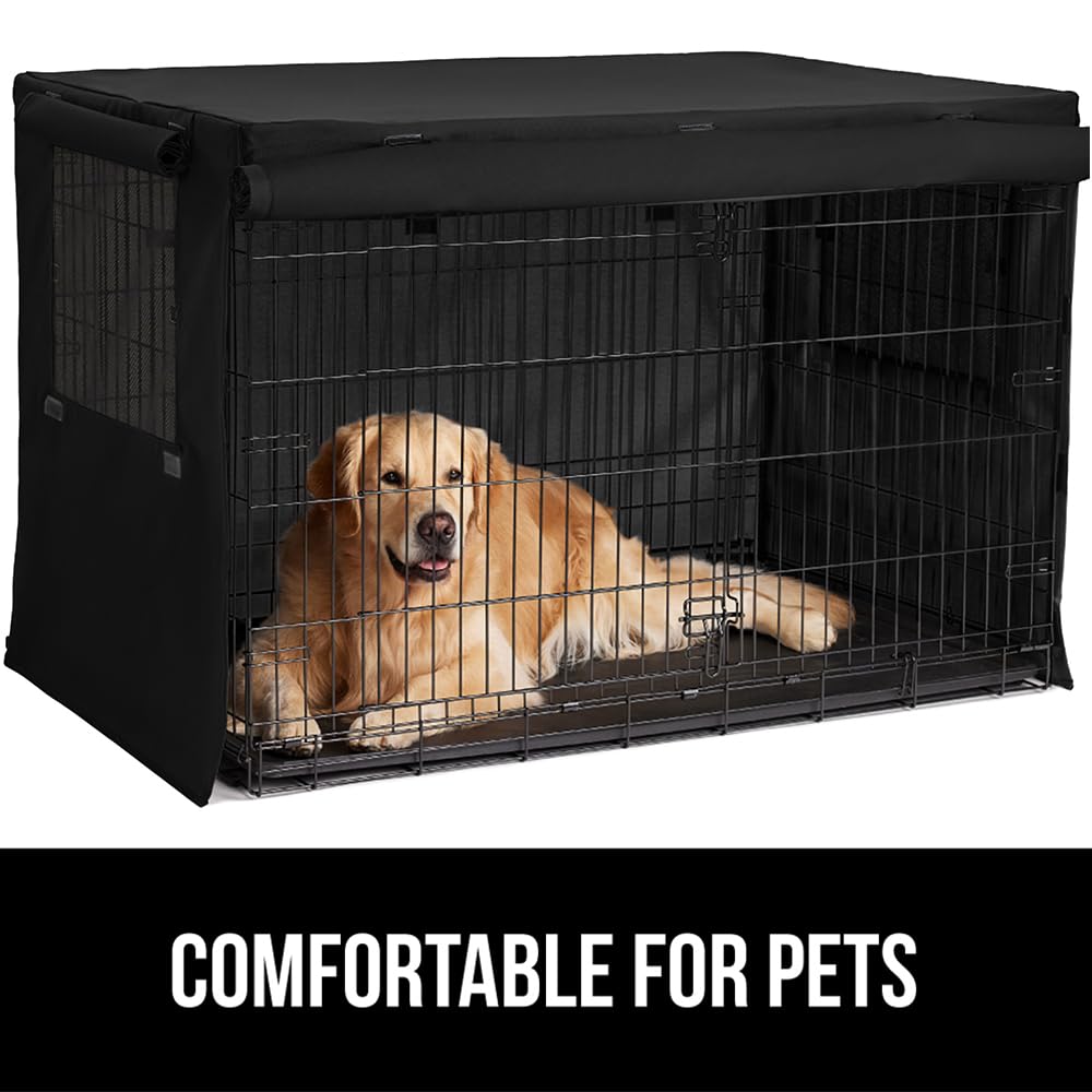 Dog Crate Covers (Black / 36" X 23" X 25")