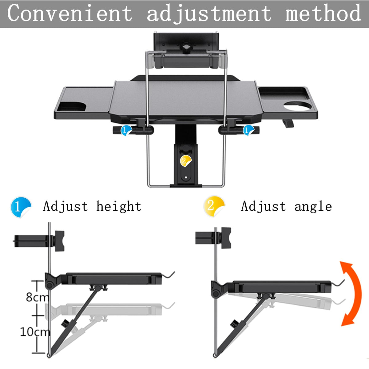 2-in-1 Large Car Steering Wheel Tray (Large)