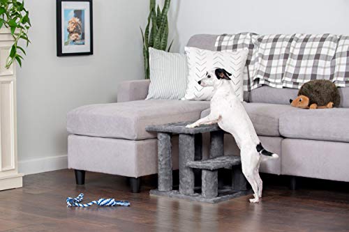 Steady Paws Multi (Gray / 3-Step / Pet Stairs)