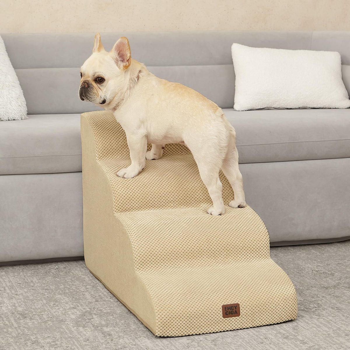 Curved Dog Stairs Ramp