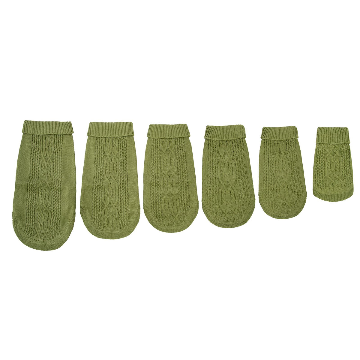 Cat Sweater Stretchy (Olive Green / XXL)