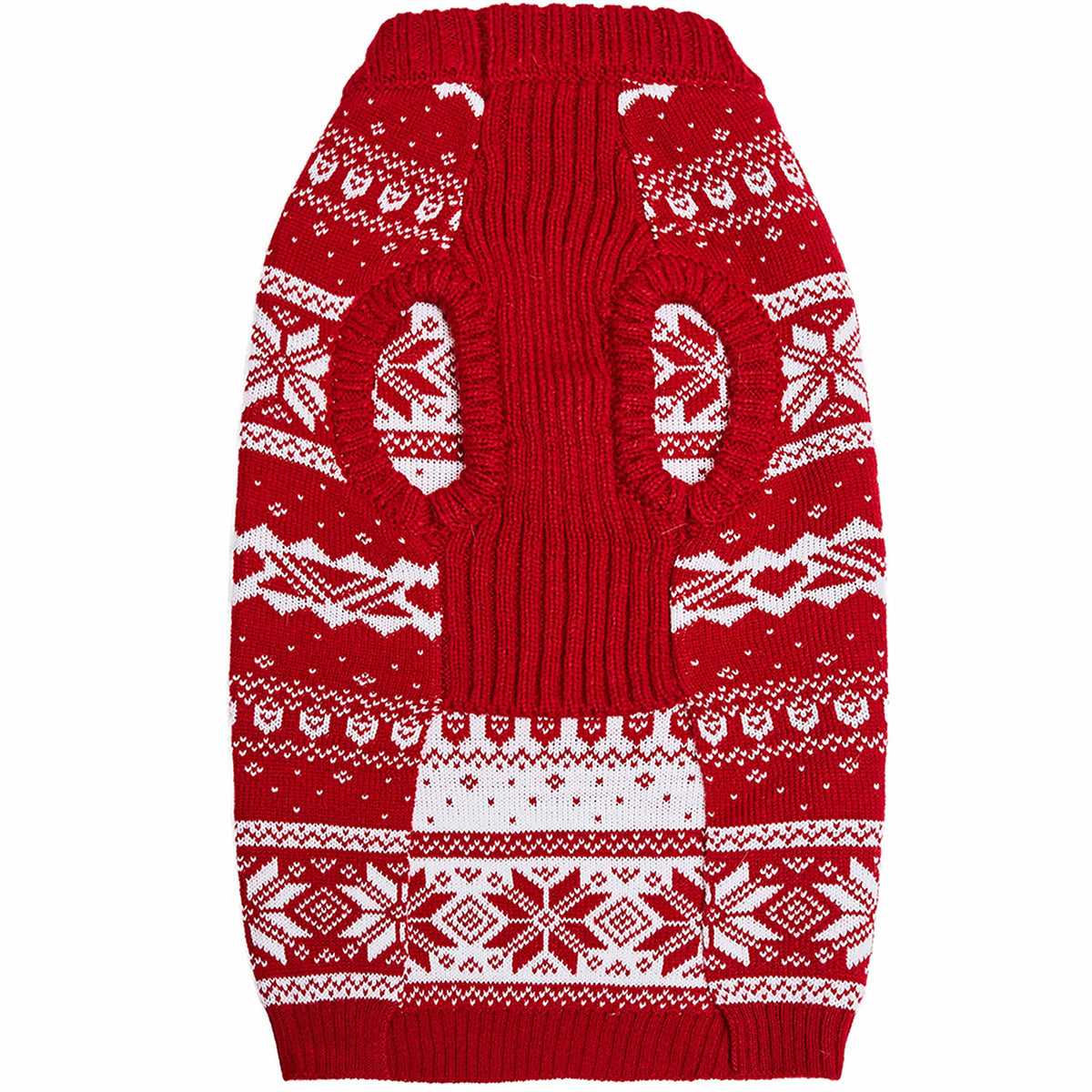 Ugly Christmas Sweater Women & Men (20 inch (Pack of 1) / A Design: Dog - True Red)