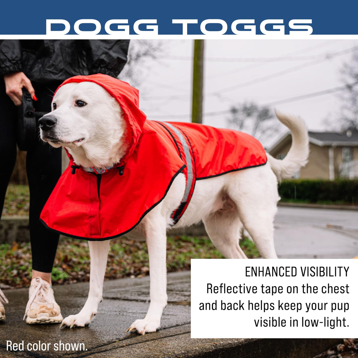 Dogg Toggs Raincoat (Pink / Large)