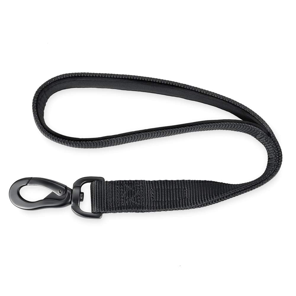 Short Dog Leash 18" (Black / 18 Inches)