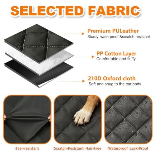 Dog Car Door Protector 4 Pack (black / 4pcs)