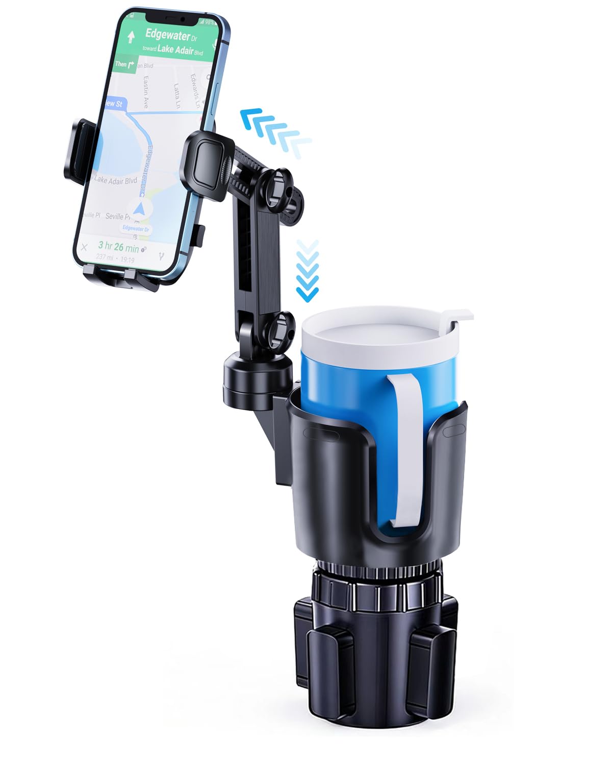 Cup Phone Holder for Car (Grey)
