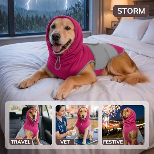 Dog Thunder Vest (Pink / L)