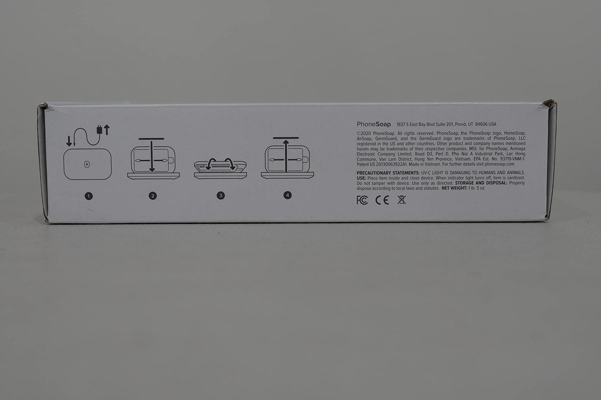 3 UV Phone Sanitizer Box & Dual Charger (Silver 3.0)