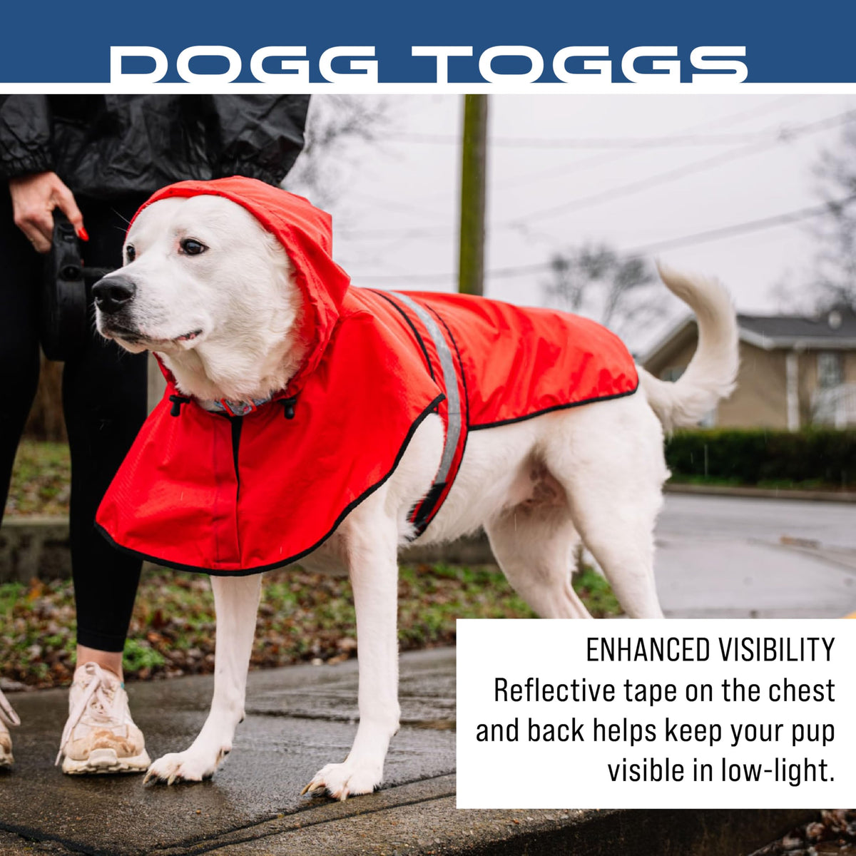 Dogg Toggs Raincoat (Red / X-Small)