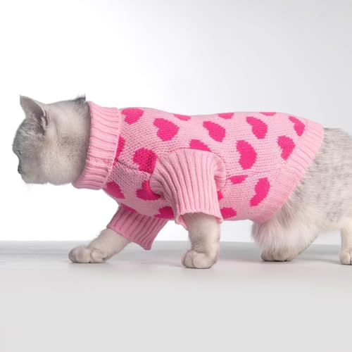 Cat Sweater for Cats Only (Pink / Large)
