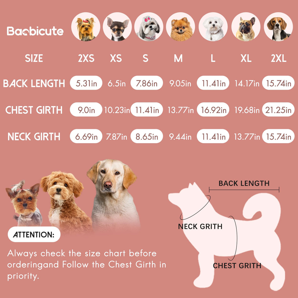 3 Pack Dog Sweater Clothes for Small Dogs Girls Boys Christmas (Pink+Purple+Peach / XXL (28.7-44.1lbs))