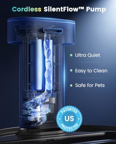 Water Battery Pump for Model PW13 PW14 Wireless Cat Fountain