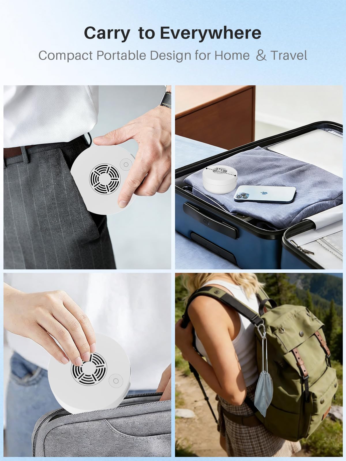 U V Retainer Case with Fan Dry (White)