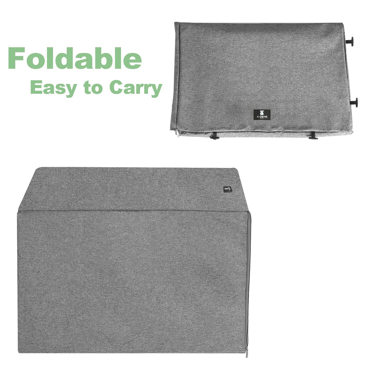 Dog Crate Cover Waterproof Kennel Cover (36.0"L x 23.0"W x 25.0"H / GREY)