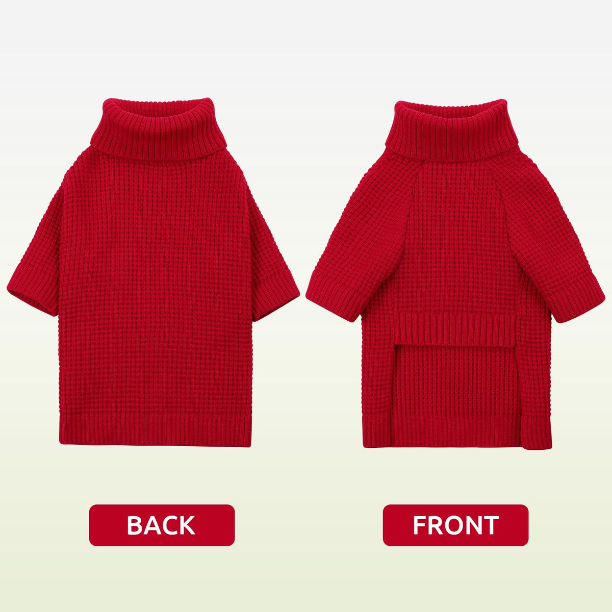 Soft Large Dog Sweater (Red / XXX-Large)