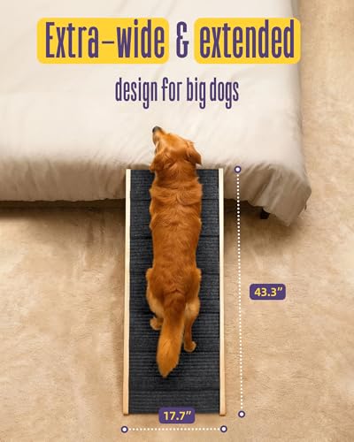 Wide Dog Ramp for Bed & Couch (Large)