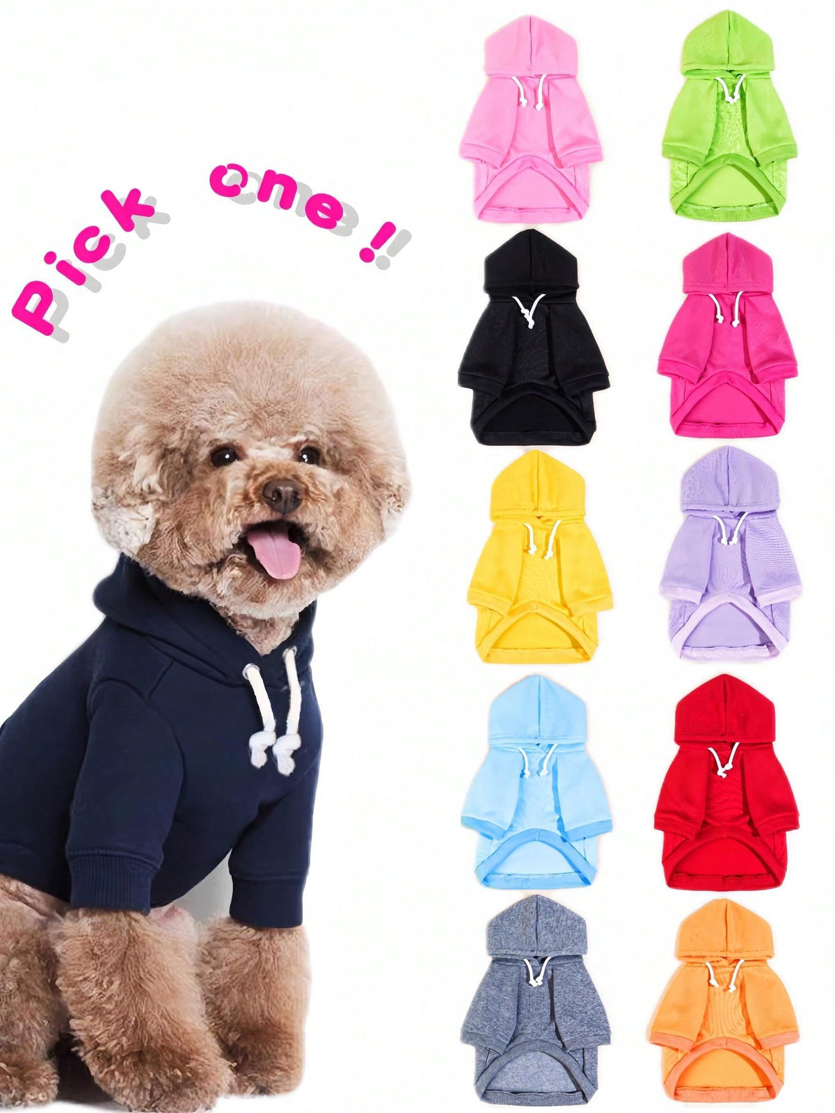 Basic Dog Hoodie Sweatshirt Puppy Sweater Warm Cat Costumes Pet Clothes for Chihuahua Puppy Kitten Small Medium Dogs Green X (X-Large / Green)
