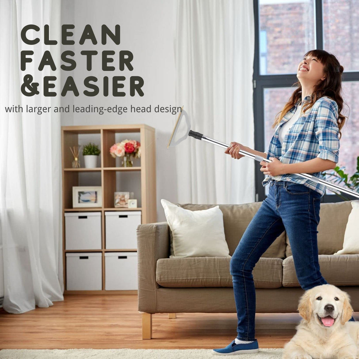 Pet Hair Remover for Carpets (Long)