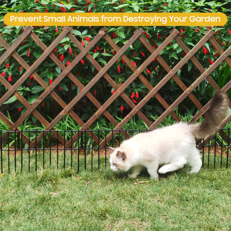 Animal Barrier Fence (Black / 30 Panel, 32.3Ft)