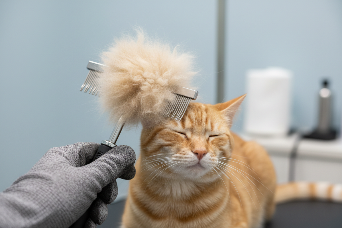 Deshedding Brush Cat Grooming