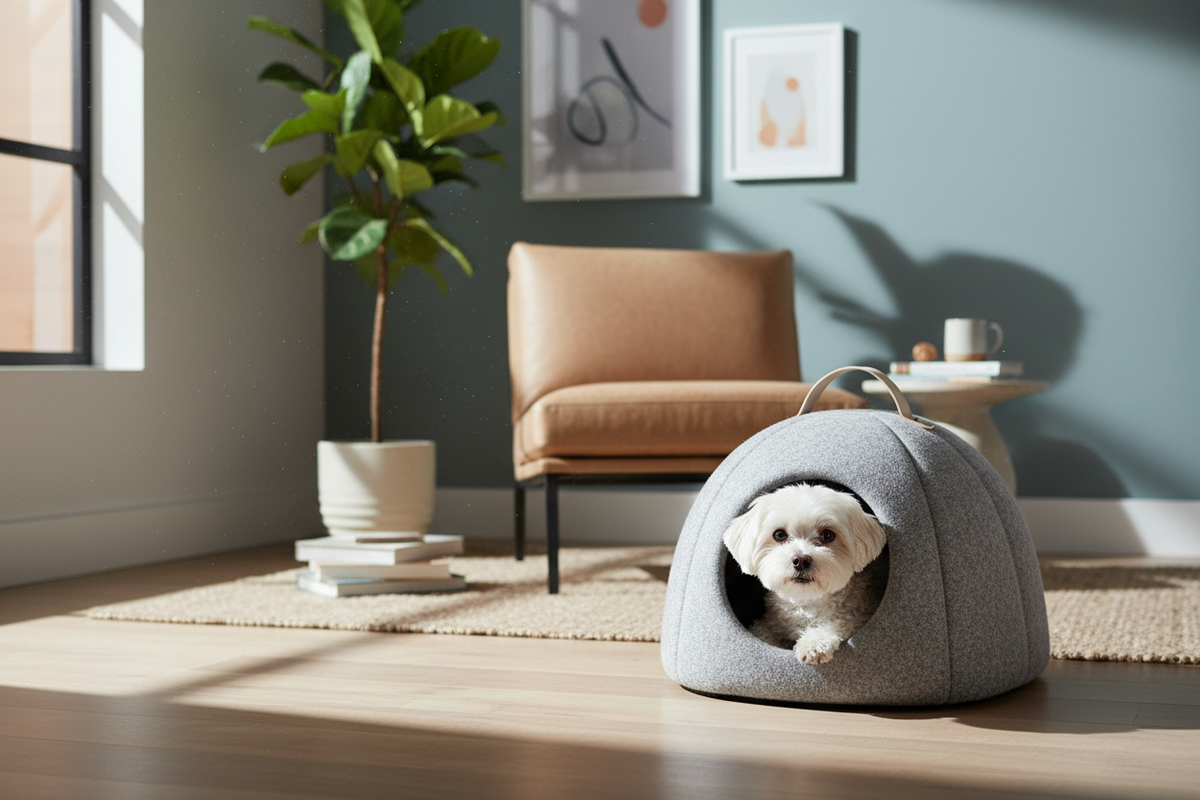 Felt Pet Cave House