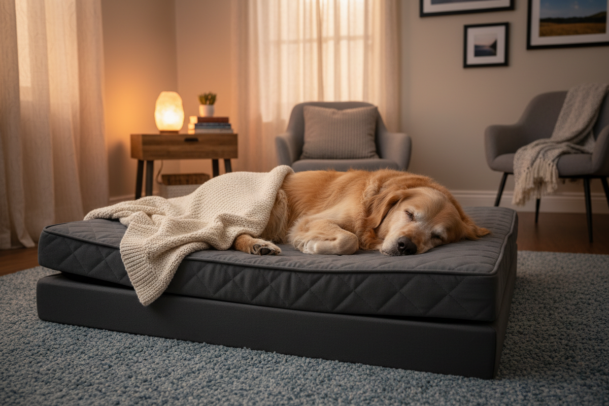 Orthopedic Memory Foam Dog Bed