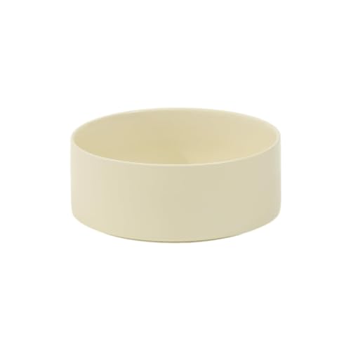 Ceramic Dog Bowls (Light Yellow)