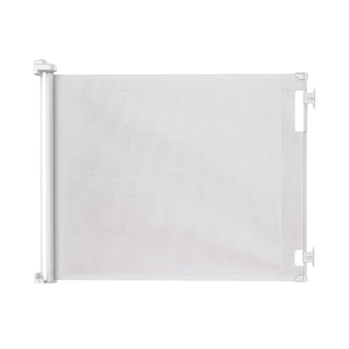 Retractable Baby Gate (White / 33" Tall x 71" Wide)