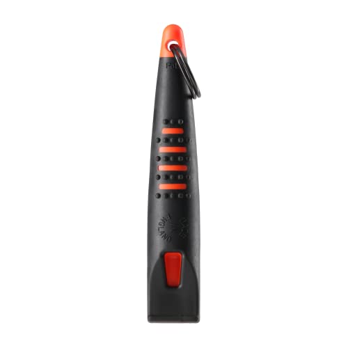 Alpha 211.5 Professional Dog Training Whistle with Enhanced Ergonomic Grip. BPA (Black on Day Glow Orange)