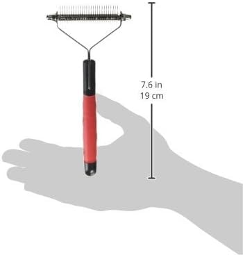 Paw Brothers 26 Blade Fine Double Wide Dematting Undercoat Rake for Dogs and Cats (1 Count (Pack of 1))
