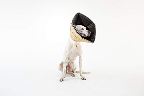 Comfy Cone Pet Cone for Dogs (Tan / MXL(Neck to Nose 12"))