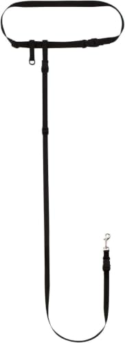 Hands Free Dog Leash (Small Dog System (Regular Belt (22"- 40" Waist)) / Black)