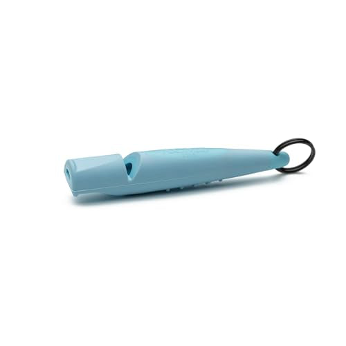 Alpha 211.5 Professional Dog Training Whistle with Enhanced Ergonomic Grip. BPA (Baby Blue)