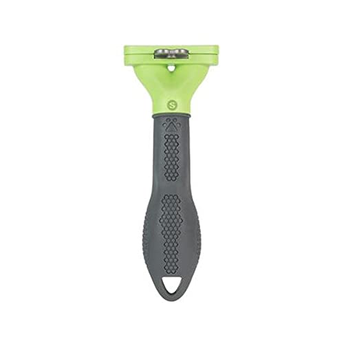 Small Dog Undercoat deShedding Tool for Long Hair (long hair - new model / Small)