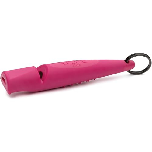 Alpha 211.5 Professional Dog Training Whistle with Enhanced Ergonomic Grip. BPA (Magenta Pink)