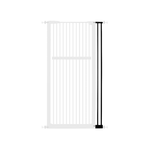 55.12" Extra Tall Pet Gate Extension Kit 4.13" Wide Black (55.12" H-black / 4.13" W, Extension)