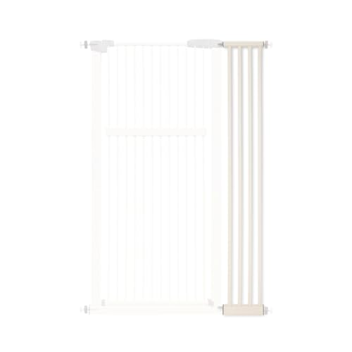 55.12" Extra Tall Pet Gate Extension Kit 8.27" Wide Cream (55.12" H-cream / 8.27" W, Extension)
