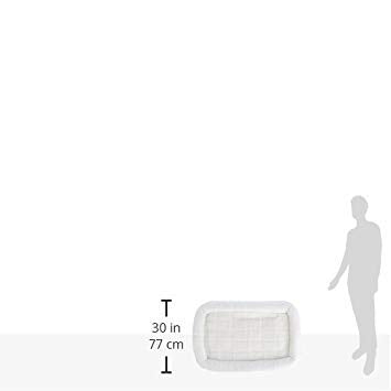 QuietTime Dog Bed (White / 36 Inch)