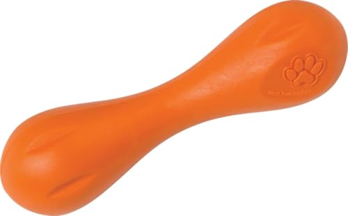 Zogoflex Hurley Dog Bone Chew Toy (Small / Tangerine)