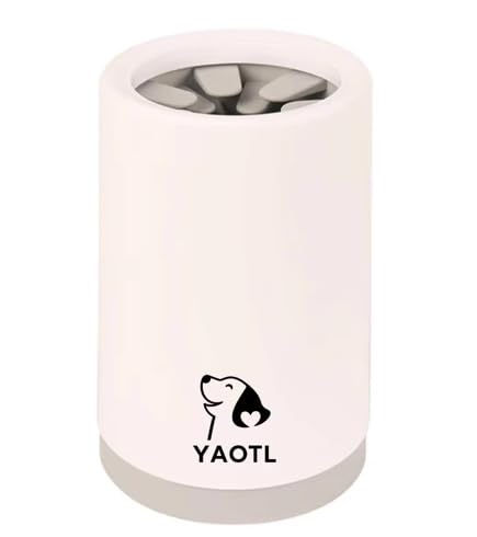 YAOTL Dog Paw Cleaner Cup (White / Gray)